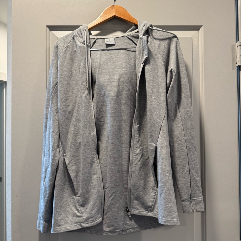 Gymshark Gray Zip-Up Hoodie